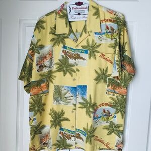 TOMMY BAHAMA Silk SPECIAL EDITION CALIFORNIA  Camp Shirt  XL